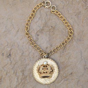 Crown Charm w/a Bead Bracelet